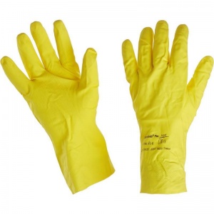 Перчатки защитные латексные Ansell "Эконохэндс" 87-190, размер 10 (XL), 1 пара