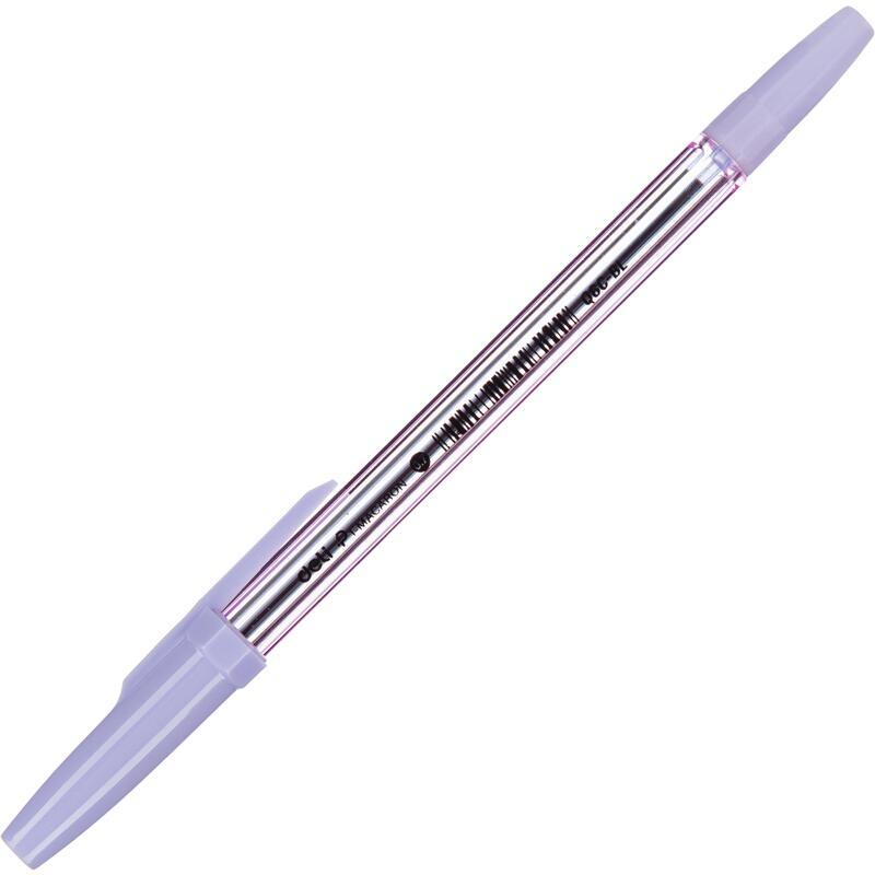 Ручка шариковая Deli P1-Macaron (0.5мм, синий цвет чернил), 50шт.