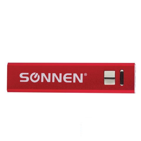 Внешний аккумулятор Sonnen Powerbank V61С (2600 mAh) красный (262748)