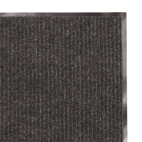 Коврик входной влаго-грязезащитный Лайма, 600x900мм, ребристый, толщина 7мм, черный (602869)