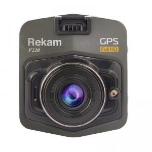Автомобильный видеорегистратор Rekam F220 GPS, черный