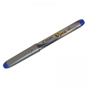 Ручка перьевая Pilot V-Pen, толщина 0,58мм, синяя, одноразовая (SVP-4M-L), 12шт.