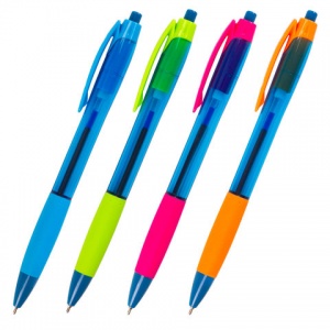 Ручка шариковая автоматическая Brauberg Fruity RG (0.35мм, синий цвет чернил, масляная основа) 1шт. (OBPR127)