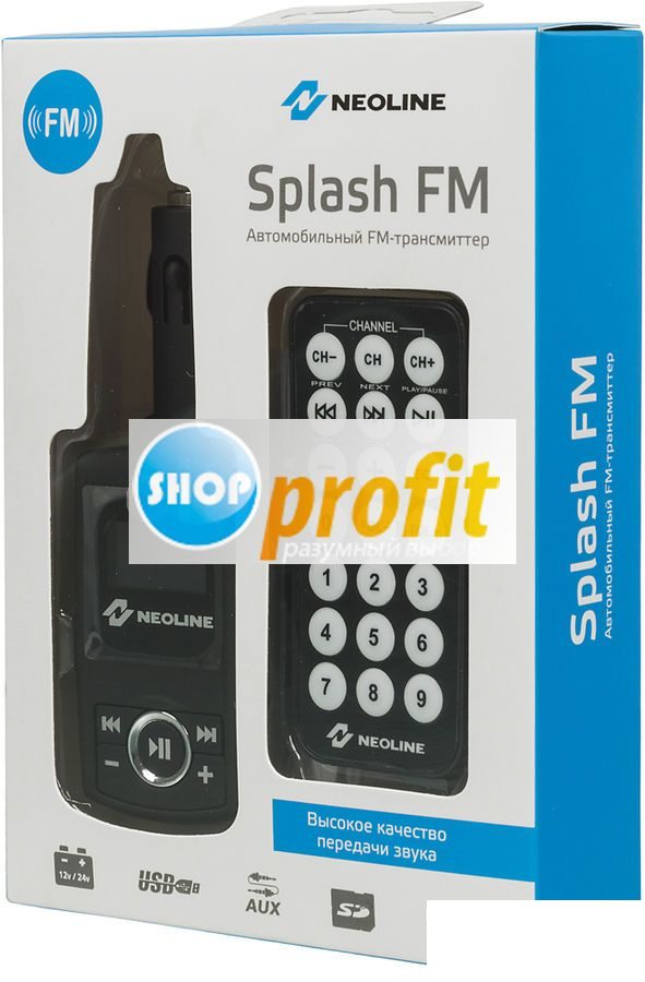 FM-трансмиттер NeoLine Splash FM, черный (SPLASH FM)
