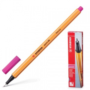 Ручка капиллярная Stabilo Point 88 (0.4мм) розовая (88/56)