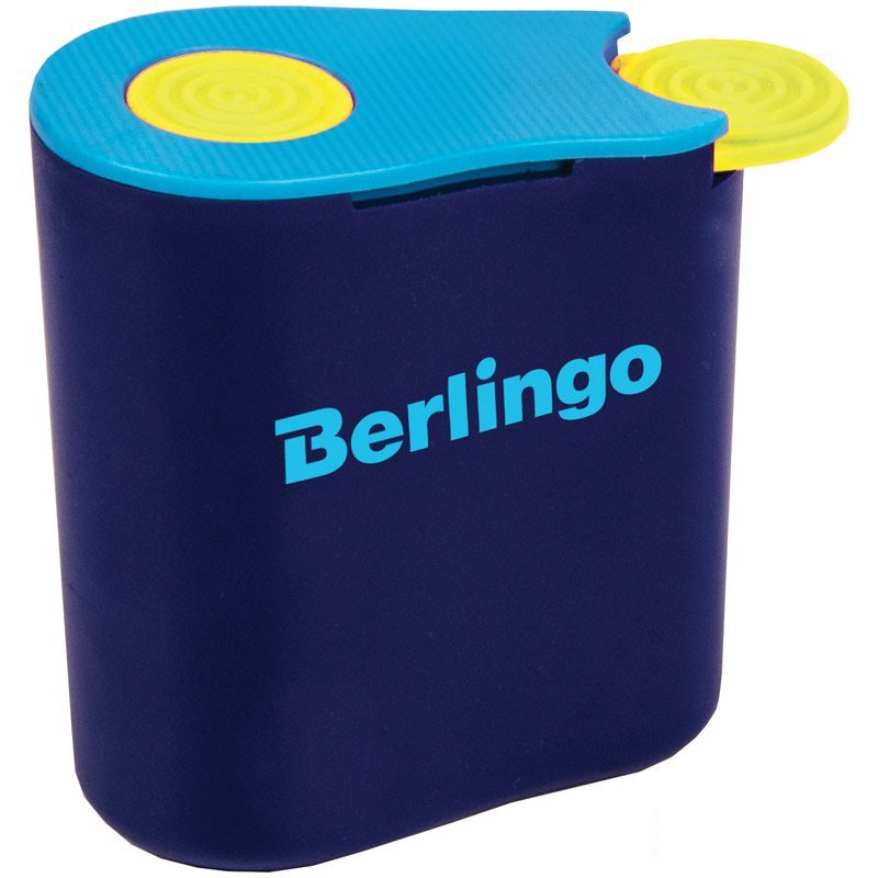 Точилка ручная пластиковая Berlingo Hybrid (1 отверстие, с контейнером) (BBp_15013)