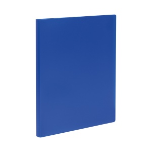 Папка файловая 30 вкладышей Стамм (А4, пластик, 17мм, 500мкм) синяя (ММ-32201)