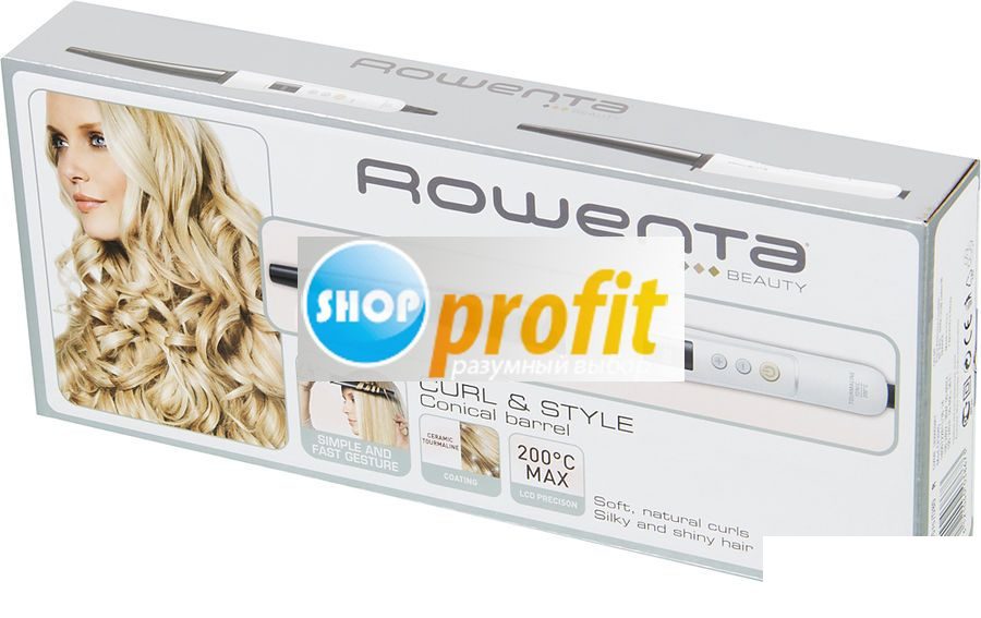 Щипцы для волос Rowenta CF3345, белый (1830003867)