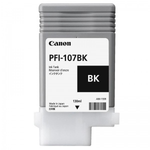 Картридж оригинальный Canon PFI-107BK (130 мл) черный (6705B001)