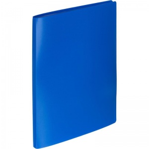 Папка файловая 20 вкладышей Attache Economy Элементари (А4, 15мм, пластик) синяя, 40шт.