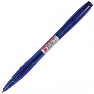 Ручка шариковая автоматическая Офисная планета (0.35мм, синий цвет чернил) 12шт. (RBP031)