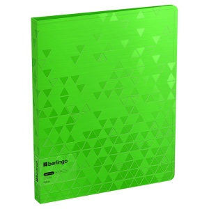 Папка файловая 60 вкладышей Berlingo Neon (А4, пластик, 24мм, 1000мкм) зеленый неон (DB4_60392)