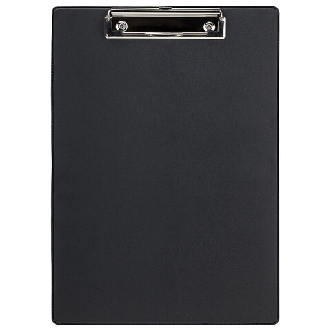Доска-планшет Staff (А4, до 90 листов, картон/пвх, с зажимом) черный, 6шт. (229554)
