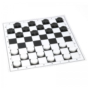 Игра настольная Шашки Десятое королевство, с мягким полем, картонная коробка (3789), 12шт.