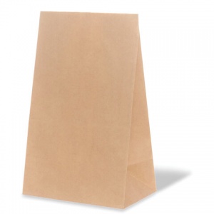 Крафт-пакет бумажный коричневый, 22х12х29см, 70 г/кв.м, 500шт. (606865)