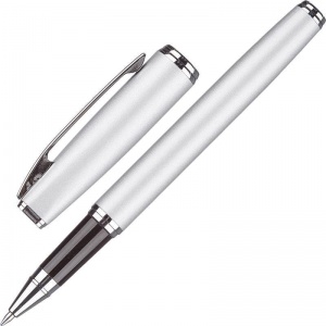 Ручка гелевая Attache Selection Elegance (0.5мм, синий, корпус серебристый) 1шт.