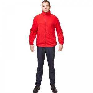 Спец.одежда летняя Толстовка флис, 190 г/м2, красный, размер M