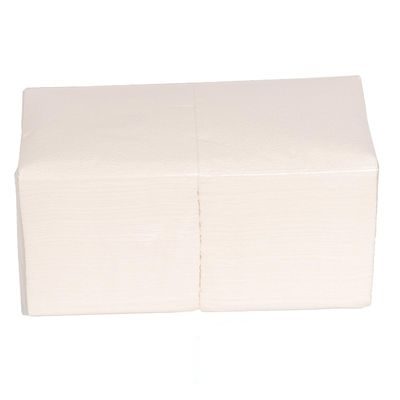 Салфетки бумажные 24x24см, 1-слойные Аракс Big Pack, белые, 600шт.