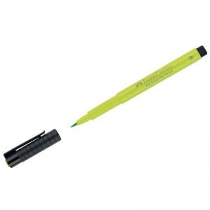 Ручка капиллярная Faber-Castell "Pitt Artist Pen Brush" (кисть, круглая) цвет 171 светло-зеленая, 10шт. (167471)