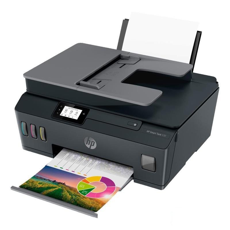 Принтер лазерный цветной HP Smart Tank 530 AiO, черный, USB/Wi-Fi (4SB24A)