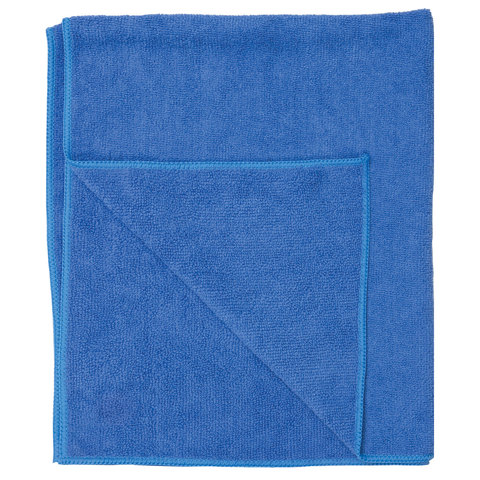 Тряпка для мытья пола Лайма Стандарт, 70х80см, микрофибра синяя (601250)