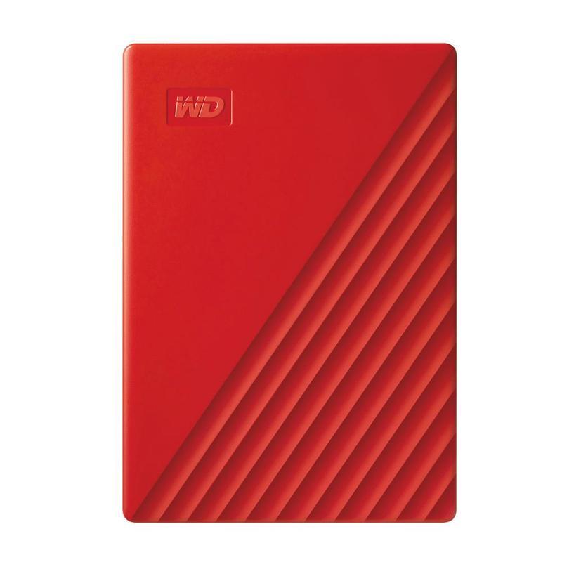 Внешний жесткий диск WD My Passport, 4Тб, красный (WDBPKJ0040BRD-WESN)