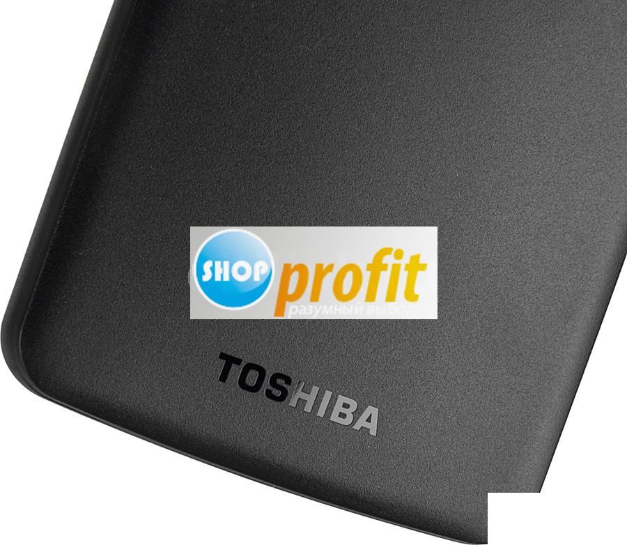 Внешний жесткий диск Toshiba Canvio Basics, 1Тб, черный (HDTB310EK3AA)