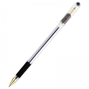 Ручка шариковая MunHwa MC Gold (0.3мм, черный цвет чернил, масляная основа) 1шт. (BMC-01)