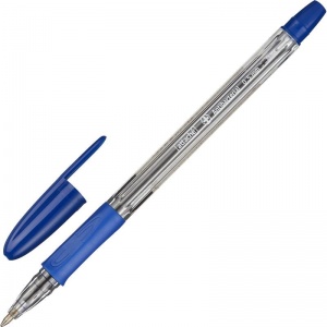 Ручка шариковая Attache Antibacterial А03 (0.5мм, синий цвет чернил, корпус прозрачный) 1шт.