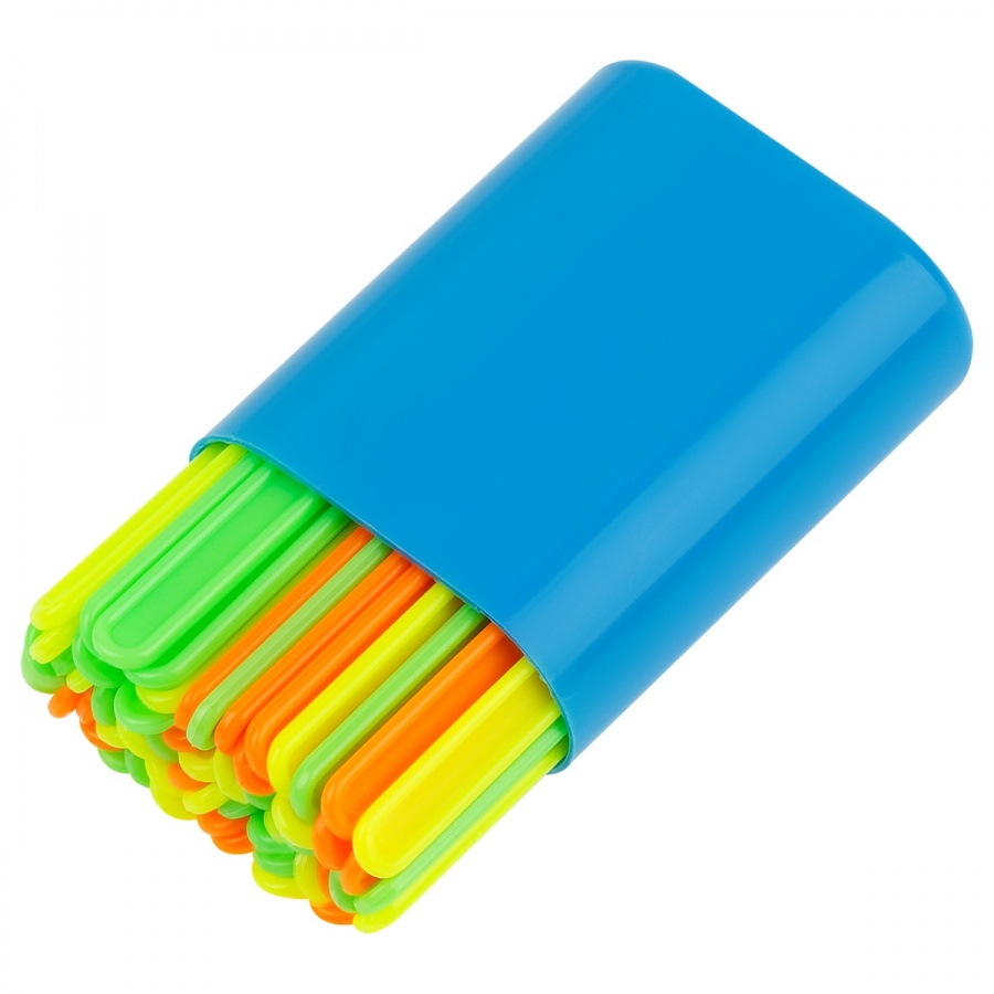 Счетные палочки Стамм, 50шт., многоцветные, в пластиковом пенале (СП04)