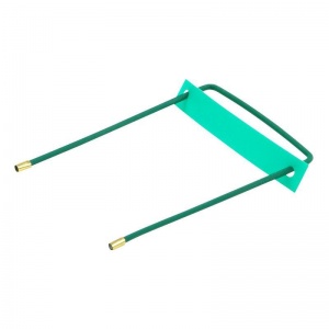 Механизм для скоросшивателя Attache (110мм, металлопластик, разъемный) зеленый, 10шт.