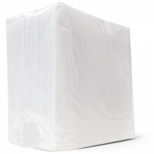 Салфетки бумажные 20x20см, 1-слойные Luscan Professional, белые, 27 пачек по 200шт.