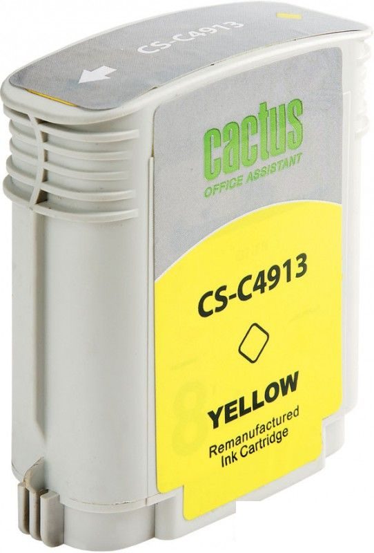 Картридж CACTUS совместимый с HP 82 C4913A (1430 страниц) желтый (CS-C4913)