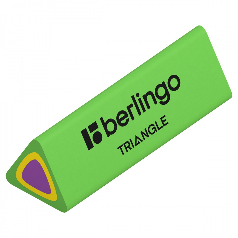 Ластик Berlingo Triangle, треугольный, термопластичная резина, 44x15x15мм, 36шт. (BLc_00110)