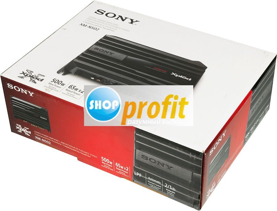 Усилитель автомобильный Sony XM-N502 Xplod, черный (XM-N502)