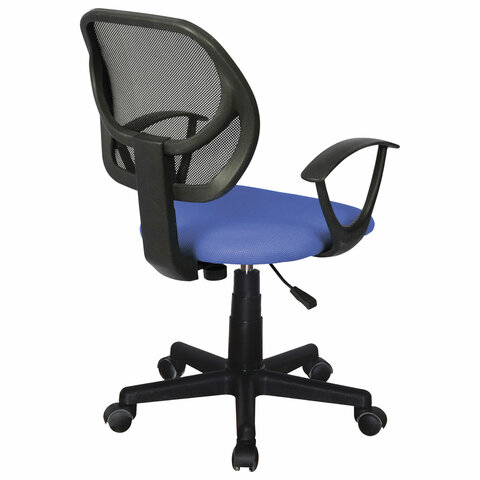 Кресло офисное Brabix &quot;Flip MG-305&quot;, ткань TW синяя/черная, пластик (531919)