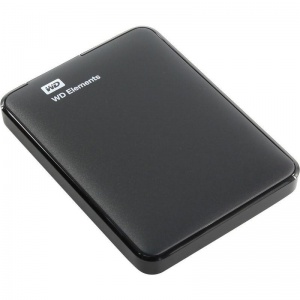 Внешний жесткий диск WD Elements Portable, 1Тб, черный (WDBUZG0010BBK-WESN)