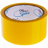 Клейкая лента (скотч) упаковочная OfficeSpace (48мм x 40м, 45мкм, желтая) (КЛ_6286)
