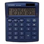 Калькулятор настольный Citizen SDC-810NR (10-разрядный) темно-синий (SDC-810NRNVE)