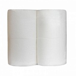 Бумага туалетная 2-слойная, белая, 50м, 4 рул/уп