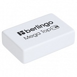 Ластик Berlingo Mega Top, прямоугольный, натуральный каучук, 32x18x8мм, 1шт. (BLc_00012)