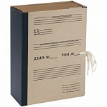 Короб архивный OfficeSpace (120мм, переплетный картон, до 1100л., завязки) (312551)