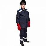 Униформа Костюм сварщика летний Премиум, цвет темно-синий (размер 60-62, рост 182-188)