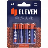 Батарейка Eleven AA/LR06 (1.5 В) алкалиновая (блистер, 4шт.) (301748)