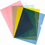 Папка-уголок Attache (A4, 100мкм, пластик) цветная, 10шт.