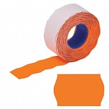 Этикет-лента Brauberg ME 26х12мм, оранжевая волна, 5 рулонов по 800шт. (123578)