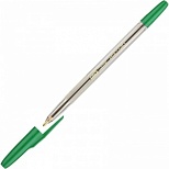 Ручка шариковая Attache Corvet (0.7мм, зеленый цвет чернил, корпус прозрачный) 1шт.