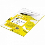 Бумага цветная А4 OfficeSpace медиум желтая, 80 г/кв.м, 50 листов (245202)
