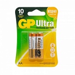 Батарейка GP Ultra AA/LR06 (1.5 В) алкалиновая (блистер, 2шт.) (15AU-2CR2)