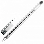 Ручка гелевая Staff (0.35мм, черный, детали в цвет чернил) 1шт. (GP108)